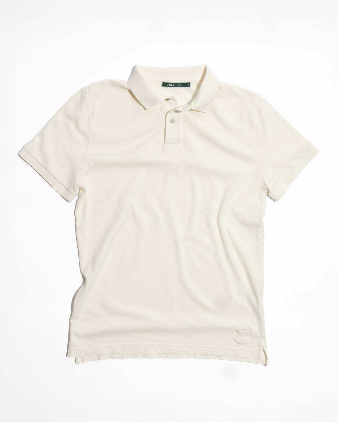 Island Pique Polo – Cream