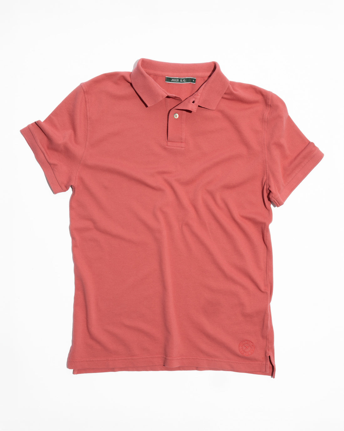 Island Pique Polo – Dusty Pink