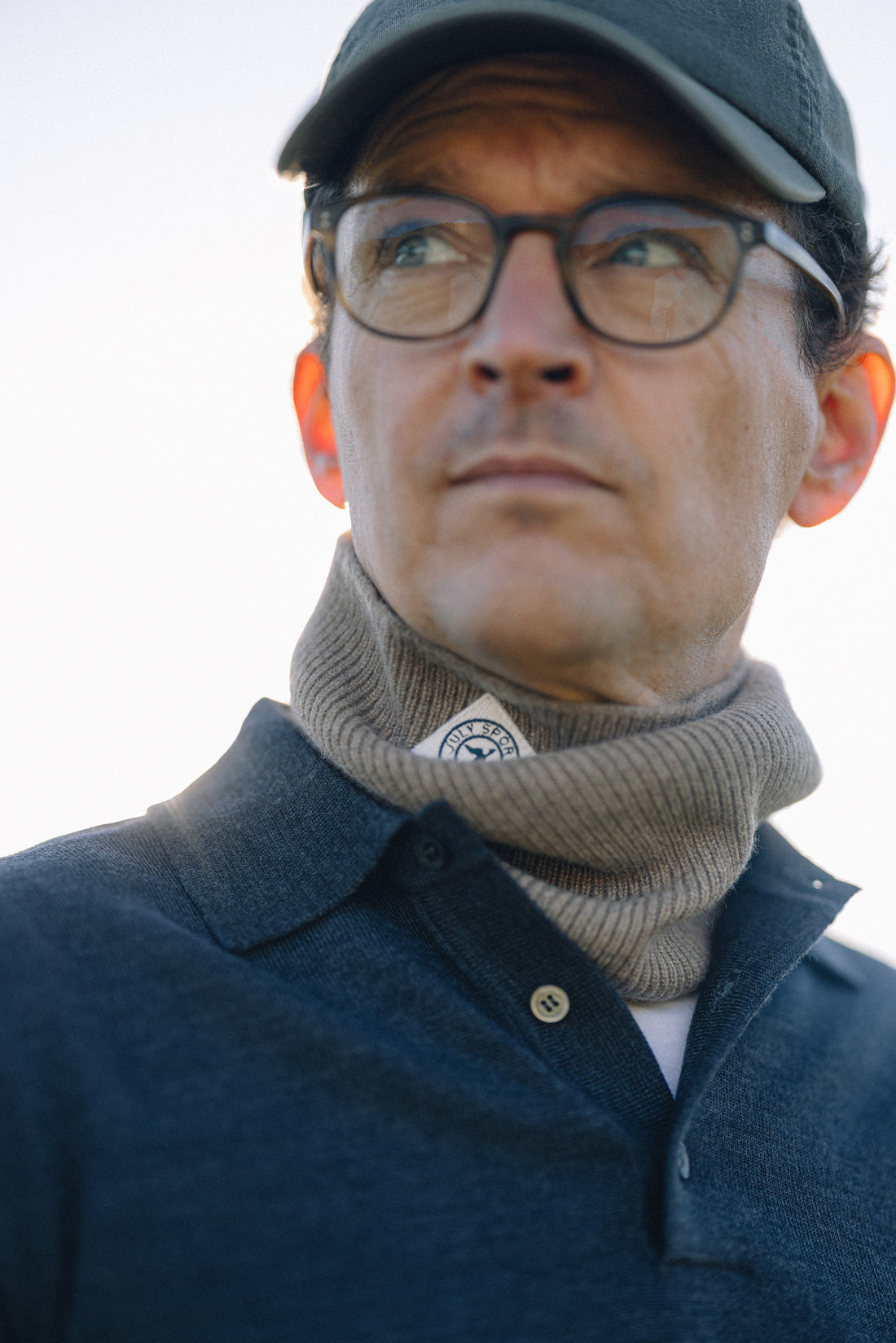 Shitake Cashmere Neck Warmer